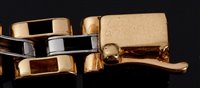 Lot 440 - Cartier two-colour gold bracelet with white...