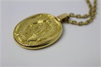 Lot 445 - Cartier 18ct gold Zodiac pendant necklace, the...