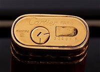 Lot 449 - Rare Cartier 18ct gold cased and enamel Royal...