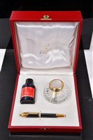 Lot 452 - Cartier Must de Cartier fountain pen and...