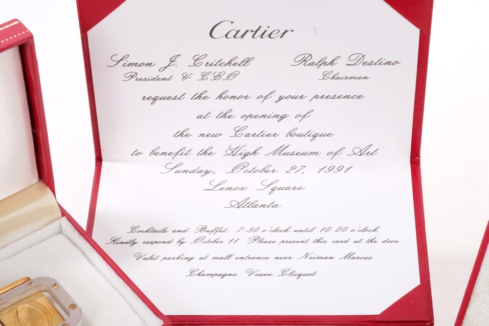 Sold at Auction: Cartier Paris Must De Cartier Santos Money Clip