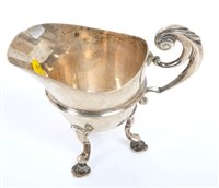 Lot 196 - Victorian silver helmet-shaped cream jug with...