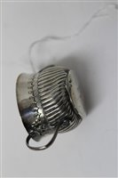 Lot 198 - Unusual Queen Anne silver miniature porringer...