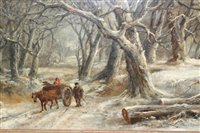 Lot 877 - Robert Burrows (1810-1883) oil on canvas -...