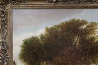 Lot 883 - Alfred Stannard (1806-1889) oil on canvas - In...