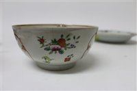Lot 81 - Pair 18th century Chinese export famille rose...