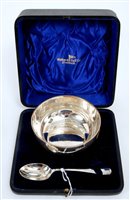 Lot 369 - 1920s silver christening set - comprising bowl...