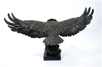 Lot 759 - Impressive modern bronze sculpture of a...
