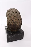 Lot 783 - Impressive gilt bronze sculpture of an eagle...