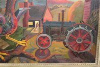Lot 1089 - Henry Collins (1910-1994) oil on canvas -...