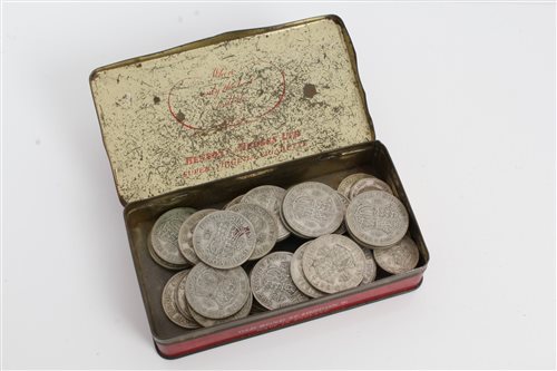 Lot 75 - G.B. pre-1947 silver coinage (face value...
