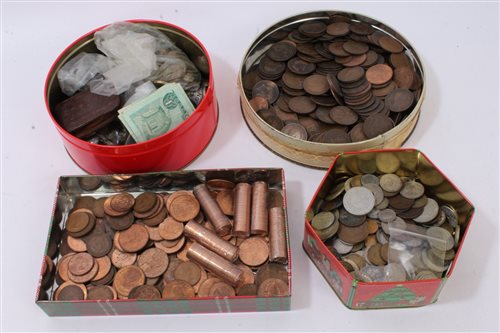 Lot 76 - World - mixed coinage - to include some silver...
