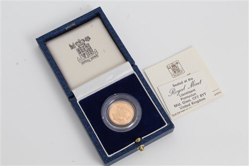 Lot 78 - G.B. The Royal Mint Gold Proof Half Sovereign -...