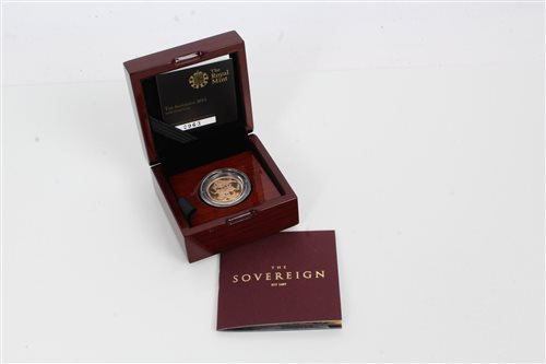 Lot 90 - G.B. The Royal Mint Gold Proof Sovereign...