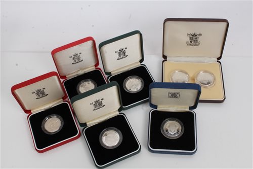 Lot 100 - G.B. The Royal Mint Silver Proof £2 coins - to...