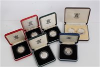 Lot 100 - G.B. The Royal Mint Silver Proof £2 coins - to...