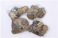 Lot 133 - G.B. brass Guinea gaming counters...