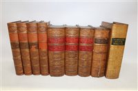 Lot 2508 - Books - various leather bound literature -...