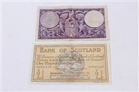 Lot 143 - Scotland - One Pound banknotes - to include...