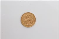 Lot 146 - G.B. gold Sovereign George V 1911. GVF (1 coin)