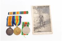 Lot 511 - First World War / Second World War trio -...