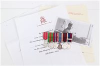Lot 517 - Miniature M.B.E. medal group - comprising...