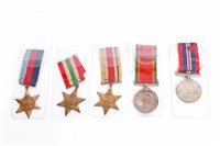 Lot 521 - Second World War medal group - comprising 1939...