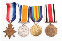 Lot 522 - First World War and later medal group -...