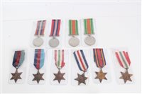 Lot 524 - Group of Second World War medals - comprising...