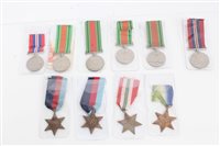 Lot 526 - Group of Second World War medals - comprising...