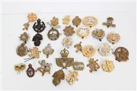 Lot 531 - Quantity of British Military cap badges - to...