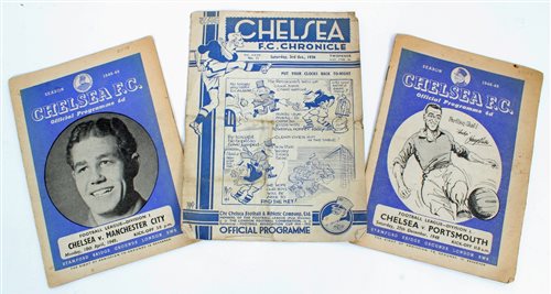 Lot 2466 - Football Programmes - Chelsea 1936 3rd Oct