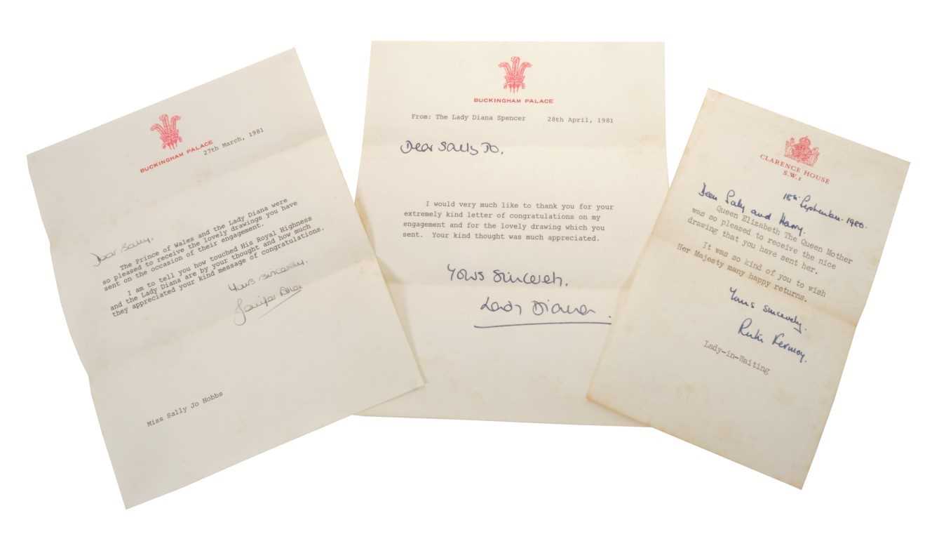 Lot 36 Lady Diana Spencer Rare Signed And