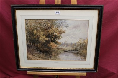 Lot 1176 - John Carlisle watercolour Dedham