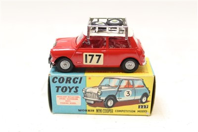 Lot 2707 - Corgi BMC Mini-Cooper 'S' 1967 Monte Carlo Winner label applied, in original box (no. 227)t