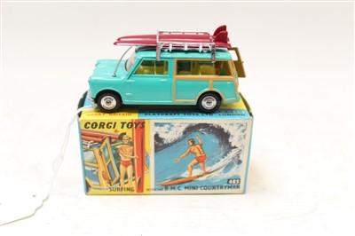 Lot 2709 - Corgi 'Surfing with the BMC Mini-Countryman' no. 485, boxed