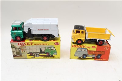 Lot 2730 - Dinky Refuse Wagon no. 978, Bedford TK Tipper no. 435, both boxed