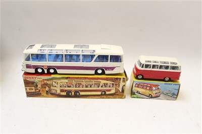 Lot 2733 - Dinky (French Issue) Mercedes-Benz Petit Autocar no. 541, Vega Major Luxury Coach no. 952, both boxed