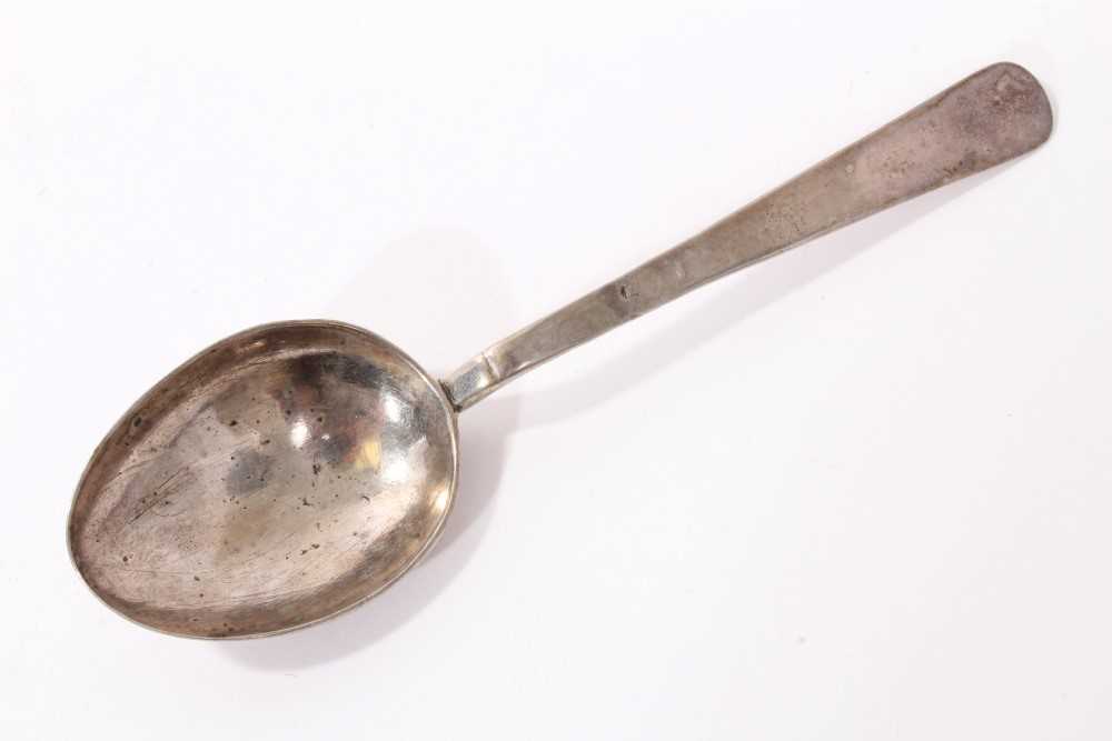 Lot 394 - Early Silver Spoon With Plain Stem With