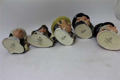 Lot 2165 - Five large Royal Doulton character jugs – Gondolier,
Lobster Man, Vice-Admiral Lord Nelson, The Ring Master and Mozart