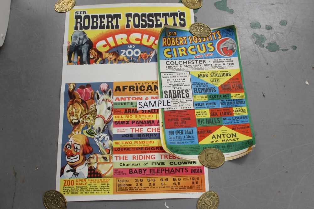 Lot 2412 Circus Posters Sir Robert Fossett S