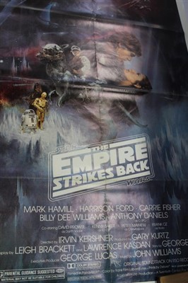 Lot 2423 - Film Posters:  Original Star Wars – The Empire Strikes Back and re-print 1993 (2)