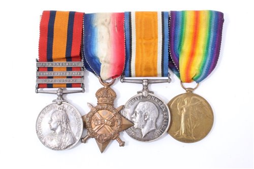 Lot 501 - Boer War / First World War Medal Group