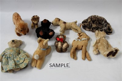 Lot 2876 - A Selection of small soft toys including Steiff