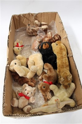 Lot 2876 - A Selection of small soft toys including Steiff