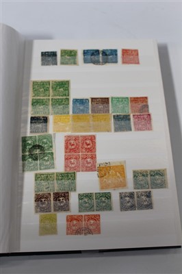 Lot 2449 - Stamps - World selection in two boxes - including album, stockbook, loose in packets, plus a selection of maps (qty)