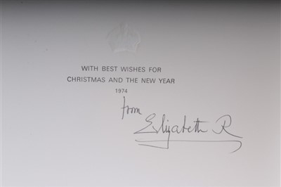 Lot 49 - Collection of Royal Household Christmas cards, invitations, letters, Orders of Service