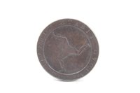 Lot 61 - Isle of Man – mixed copper Halfpenny coins –...