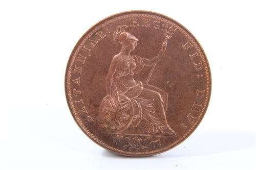 Lot 63 - G.B. Victoria copper Halfpenny 1841. A.UNC (1...