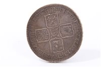 Lot 64 - G.B. George II silver Half Crown 1745 ‘Lima’. AVF